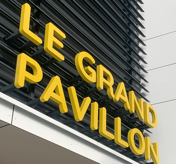 lettre enseigne facade HNO Grand Pavillion