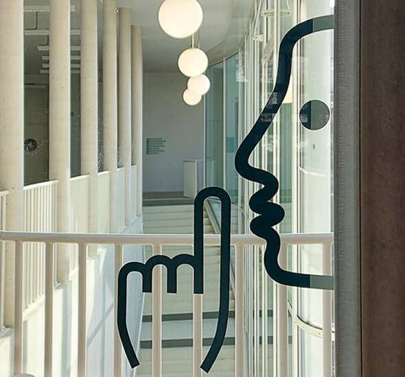 vitrophanie pictogramme bibliotheque et mediatheque
